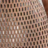 Alanni – zdobiona mini sukienka z wycięciami w kolorze miodowym Alanni – zdobiona mini sukienka z wycięciami w kolorze miodowym
