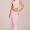 Asymetryczna sukienka Maxi Calisse w kolorze Blossom Pink Asymetryczna sukienka Maxi Calisse w kolorze Blossom Pink