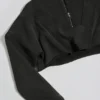 Bawełniana bluza z jerseyu z efektem sprania kwasem, w kolorze popielatym Bawełniana bluza z jerseyu z efektem sprania kwasem, w kolorze popielatym