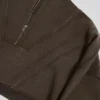 Bawełniana bluza z krótkim rękawem z dzianiny dżersejowej z efektem sprania kwasem w kolorze brązowym Bawełniana bluza z krótkim rękawem z dzianiny dżersejowej z efektem sprania kwasem w kolorze brązowym