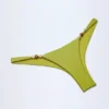 Bermudy z koralikami, doły od bikini w kolorze oliwkowej zieleni Bermudy z koralikami, doły od bikini w kolorze oliwkowej zieleni