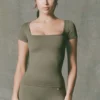 Bezszwowa koszulka Super Sculpt w kolorze jasnozielonym Bezszwowa koszulka Super Sculpt w kolorze jasnozielonym