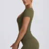 Bezszwowa koszulka Super Sculpt w kolorze jasnozielonym Bezszwowa koszulka Super Sculpt w kolorze jasnozielonym