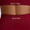 Bezszwowe legginsy Super Sculpt w kolorze bordowym