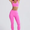 Bezszwowe legginsy Super Sculpt w kolorze cukrowego różu Bezszwowe legginsy Super Sculpt w kolorze cukrowego różu