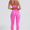 Bezszwowe legginsy Super Sculpt w kolorze cukrowego różu Bezszwowe legginsy Super Sculpt w kolorze cukrowego różu