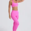 Bezszwowe legginsy Super Sculpt w kolorze cukrowego różu Bezszwowe legginsy Super Sculpt w kolorze cukrowego różu