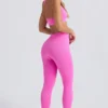 Bezszwowe legginsy Super Sculpt w kolorze cukrowego różu Bezszwowe legginsy Super Sculpt w kolorze cukrowego różu