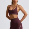 Bezszwowe mini szorty Super Sculpt w kolorze bordowym Bezszwowe mini szorty Super Sculpt w kolorze bordowym