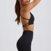 Bezszwowe mini szorty Super Sculpt w kolorze czarnym Bezszwowe mini szorty Super Sculpt w kolorze czarnym