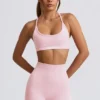 Bezszwowe mini szorty Super Sculpt w kolorze pudrowego różu Bezszwowe mini szorty Super Sculpt w kolorze pudrowego różu