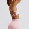 Bezszwowe mini szorty Super Sculpt w kolorze pudrowego różu Bezszwowe mini szorty Super Sculpt w kolorze pudrowego różu