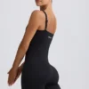 Bezszwowy kombinezon Super Sculpt w kolorze czarnym Bezszwowy kombinezon Super Sculpt w kolorze czarnym