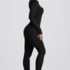 Bezszwowy kombinezon Super Sculpt w kolorze czarnym Bezszwowy kombinezon Super Sculpt w kolorze czarnym