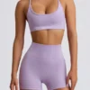 Bezszwowe mini szorty Super Sculpt w kolorze Soft Lilac Bezszwowe mini szorty Super Sculpt w kolorze Soft Lilac