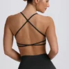 Bezszwowy stanik sportowy Super Sculpt z odkrytymi plecami w kolorze popielatym Bezszwowy stanik sportowy Super Sculpt z odkrytymi plecami w kolorze popielatym
