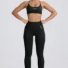 Bezszwowy stanik sportowy Super Sculpt z odkrytymi plecami w kolorze popielatym Bezszwowy stanik sportowy Super Sculpt z odkrytymi plecami w kolorze popielatym