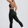 Bezszwowy stanik sportowy Super Sculpt z odkrytymi plecami w kolorze popielatym Bezszwowy stanik sportowy Super Sculpt z odkrytymi plecami w kolorze popielatym