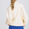Biała bluza dresowa oversize Biała bluza dresowa oversize