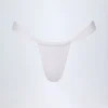 Białe doły od bikini z marszczeniami Solsona Białe doły od bikini z marszczeniami Solsona