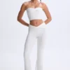 Biały top bandeau Edie Modal Twist-Front Biały top bandeau Edie Modal Twist-Front