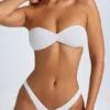 Bikini bandeau Rio w kolorze białym Bikini bandeau Rio w kolorze białym