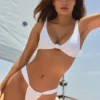 Bikini Santona z wiązaniem w kolorze białym Bikini Santona z wiązaniem w kolorze białym