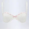 Bikini z fiszbinami i biustonoszem typu balconette Ravello Broderie Anglaise w kolorze białym Bikini z fiszbinami i biustonoszem typu balconette Ravello Broderie Anglaise w kolorze białym
