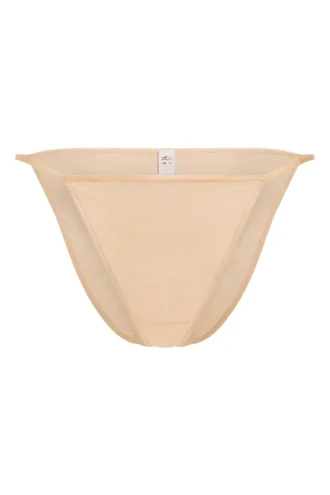 Bikini z miękkiej siateczki Intimates w kolorze beżowym Bikini z miękkiej siateczki Intimates w kolorze beżowym