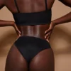 Biustonosz bandeau Intimates z miękkiej siateczki w kolorze czarnym Biustonosz bandeau Intimates z miękkiej siateczki w kolorze czarnym
