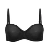 Biustonosz bez ramiączek Intimates z miękkiej siateczki w kolorze czarnym Biustonosz bez ramiączek Intimates z miękkiej siateczki w kolorze czarnym