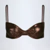 Biustonosz bikini z fiszbinami Aluna w kolorze brązowym Biustonosz bikini z fiszbinami Aluna w kolorze brązowym
