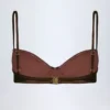 Biustonosz bikini z fiszbinami Aluna w kolorze brązowym Biustonosz bikini z fiszbinami Aluna w kolorze brązowym