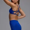 Biustonosz sportowy Define Luxe Multiway z odkrytymi plecami w kolorze Royal Blue