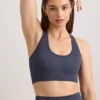 Biustonosz sportowy FlexiRib z tyłem typu racerback w kolorze indygo-łupkowym Biustonosz sportowy FlexiRib z tyłem typu racerback w kolorze indygo-łupkowym
