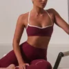 Biustonosz sportowy Soft Active z dekoltem w kształcie serca w kolorze bordowym Biustonosz sportowy Soft Active z dekoltem w kształcie serca w kolorze bordowym