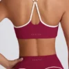 Biustonosz sportowy Soft Active z dekoltem w kształcie serca w kolorze bordowym Biustonosz sportowy Soft Active z dekoltem w kształcie serca w kolorze bordowym