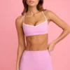 Biustonosz sportowy Soft Active z dekoltem w kształcie serca w kolorze zgaszonego różu Biustonosz sportowy Soft Active z dekoltem w kształcie serca w kolorze zgaszonego różu