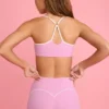 Biustonosz sportowy Soft Active z dekoltem w kształcie serca w kolorze zgaszonego różu Biustonosz sportowy Soft Active z dekoltem w kształcie serca w kolorze zgaszonego różu