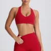 Biustonosz sportowy Soft Active z dekoltem w serek w kolorze Hot Red