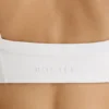 Biustonosz sportowy Soft Active z kontrastowymi wykończeniami w kolorze białym Biustonosz sportowy Soft Active z kontrastowymi wykończeniami w kolorze białym