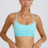 Biustonosz sportowy Soft Active z krzyżującymi się ramiączkami w kolorze aqua Biustonosz sportowy Soft Active z krzyżującymi się ramiączkami w kolorze aqua