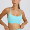 Biustonosz sportowy Soft Active z krzyżującymi się ramiączkami w kolorze aqua Biustonosz sportowy Soft Active z krzyżującymi się ramiączkami w kolorze aqua