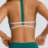 Biustonosz sportowy Soft Active z okrągłym dekoltem w kolorze Varsity Green Biustonosz sportowy Soft Active z okrągłym dekoltem w kolorze Varsity Green