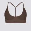 Biustonosz sportowy Soft Active z tyłem typu racerback w kolorze kakaowym Biustonosz sportowy Soft Active z tyłem typu racerback w kolorze kakaowym