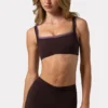 Biustonosz sportowy Soft Active z wyprofilowanym szwem w kolorze Espresso Biustonosz sportowy Soft Active z wyprofilowanym szwem w kolorze Espresso