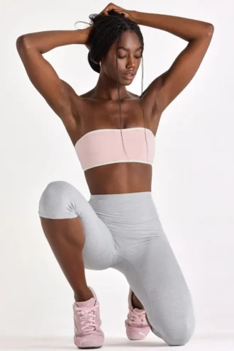 Biustonosz sportowy typu bandeau Soft Active w kolorze Blush Marl Biustonosz sportowy typu bandeau Soft Active w kolorze Blush Marl