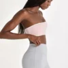 Biustonosz sportowy typu bandeau Soft Active w kolorze Blush Marl