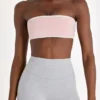 Biustonosz sportowy typu bandeau Soft Active w kolorze Blush Marl