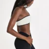 Biustonosz sportowy typu bandeau Soft Active w kolorze Ivory